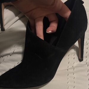 Calvin Klein Black Heeled Boots